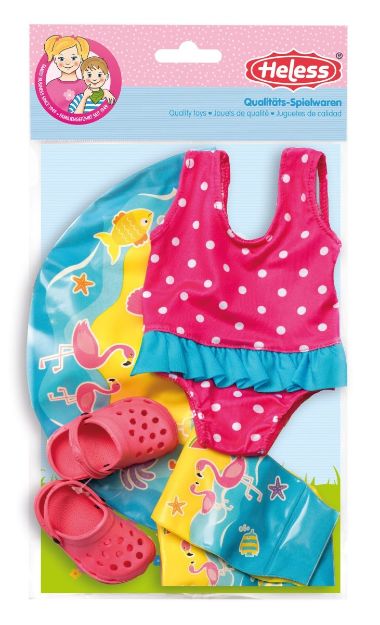 Bild von Puppen-Schwimmset mit Zubehör, Größe 35 - 45 cm - 88