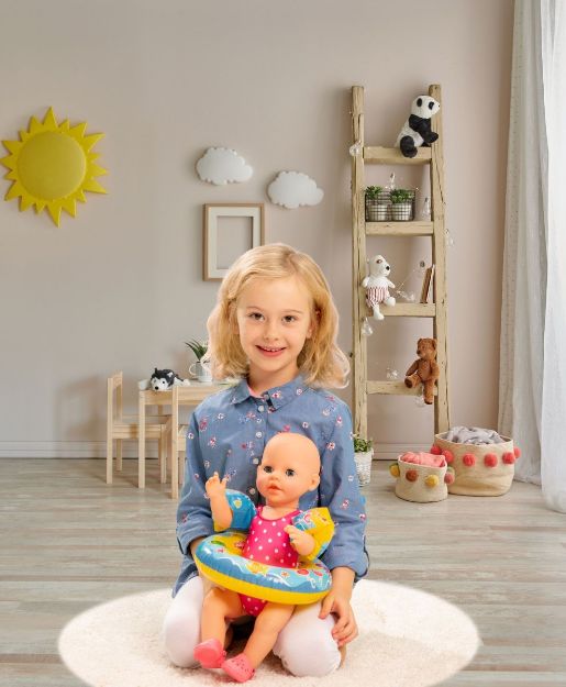 Bild von Puppen-Schwimmset mit Zubehör, Größe 35 - 45 cm - 88
