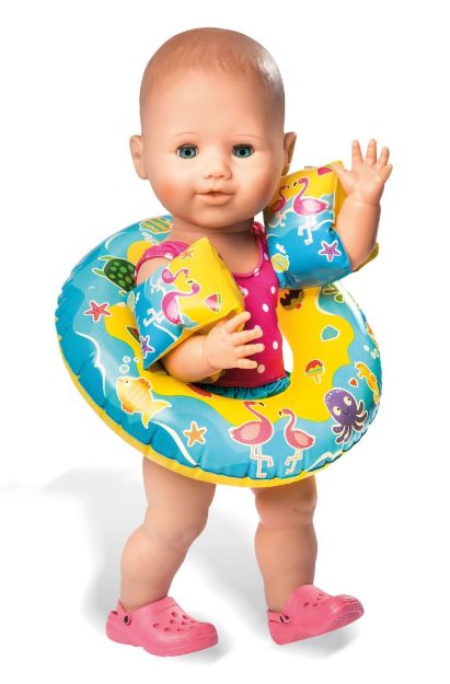 Bild von Puppen-Schwimmset mit Zubehör, Größe 35 - 45 cm - 88