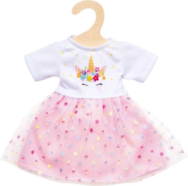 Bild von Puppen-Kleid Einhorn Hannah, Gr. 35-45 cm - 2060