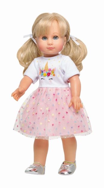 Bild von Puppen-Kleid Einhorn Hannah, Gr. 35-45 cm - 2060