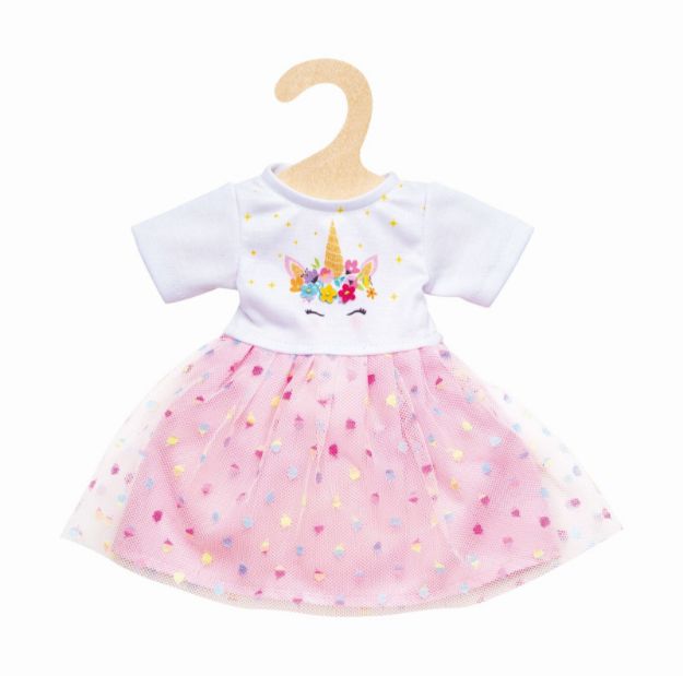 Bild von Puppen-Kleid Einhorn Hannah, Gr. 35-45 cm - 2060