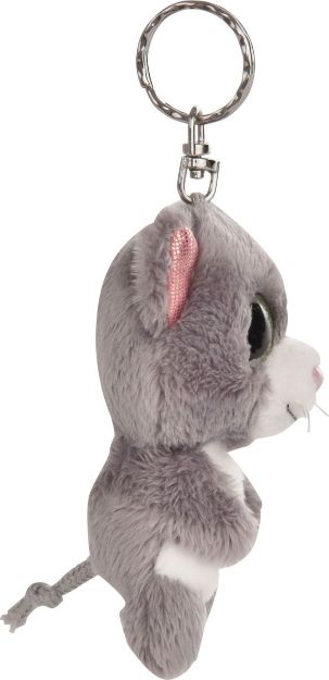 Bild von Schlüsselanhänger GLUBSCHIS Katze grau Felinja 9cm - 48692