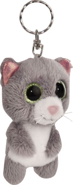 Bild von Schlüsselanhänger GLUBSCHIS Katze grau Felinja 9cm - 48692