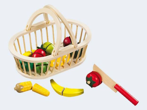 Bild von FUN Früchtekorb Holz - 440-44016