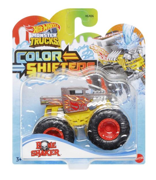 Bild von Mattel HGX06 Hot Wheels Monster Trucks 1:64 Color Shifters, sortiert (1 Stück)