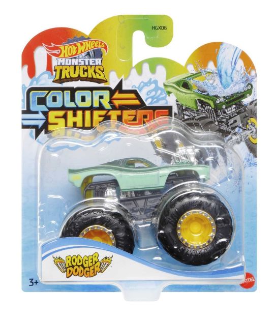 Bild von Mattel HGX06 Hot Wheels Monster Trucks 1:64 Color Shifters, sortiert (1 Stück)