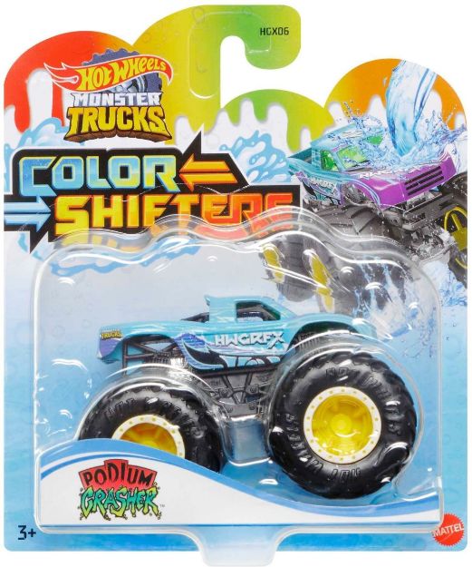 Bild von Mattel HGX06 Hot Wheels Monster Trucks 1:64 Color Shifters, sortiert (1 Stück)