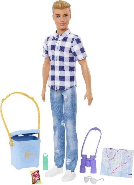 Bild von Mattel HHR66 Barbie Abenteuer zu zweit Ken Camping-Puppe und Zubehör. Spielzeug für Kinder ab 3 Jahren
