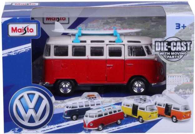 Bild von Maisto Fresh Metal VW T1+T2 Modelsortiment 12cm - 521237