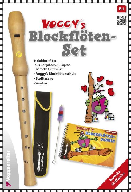 Bild von Voggenreiter Voggy's Blockflöten-Set mit barockem Griff - 0415-3