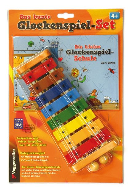 Bild von Voggenreiter Buntes Glockenspielset mit Buch ''Kleine Glockenspielschule'' - 0539-6