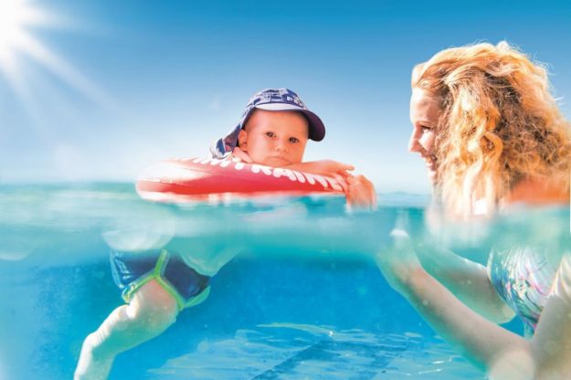 Bild von Swim Trainer Classic, ab 3 Monate, 6-18 kg, # ca. 42 cm, rot - 10110