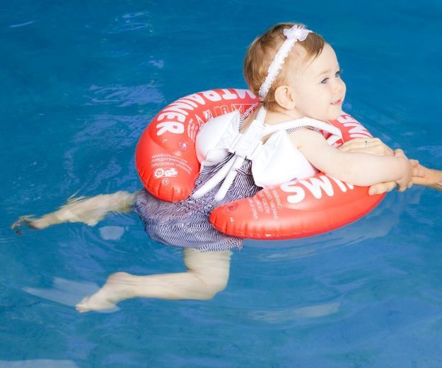 Bild von Swim Trainer Classic, ab 3 Monate, 6-18 kg, # ca. 42 cm, rot - 10110