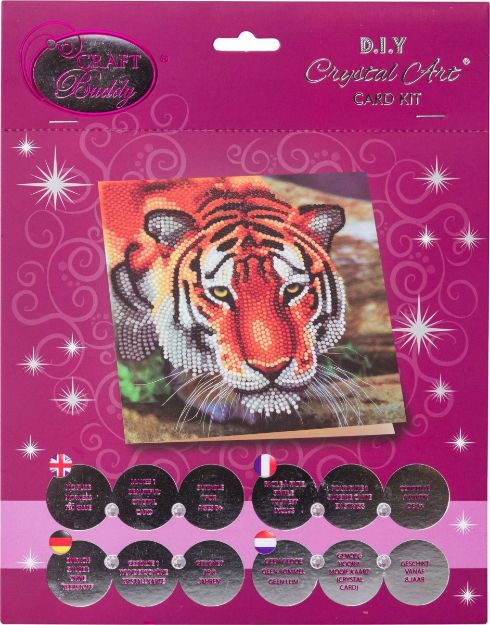 Bild von Crystal Art Tiger 18x18cm - CCK-A40