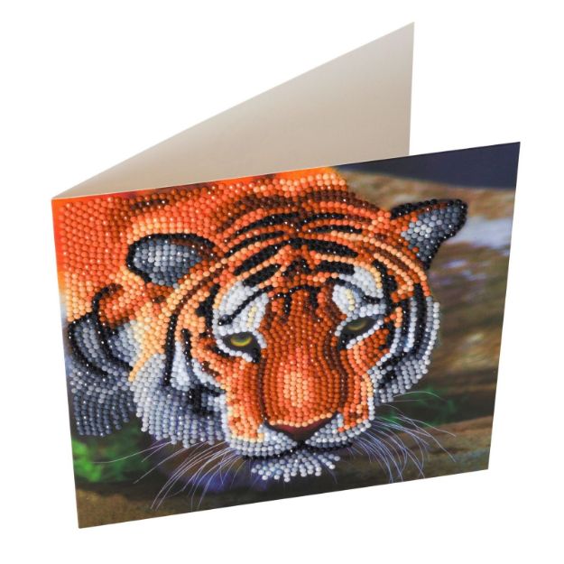 Bild von Crystal Art Tiger 18x18cm - CCK-A40