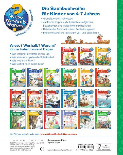 Bild von Ravensburger 33280 Wieso? Weshalb? Warum? 11: Wir entdecken die Ritterburg