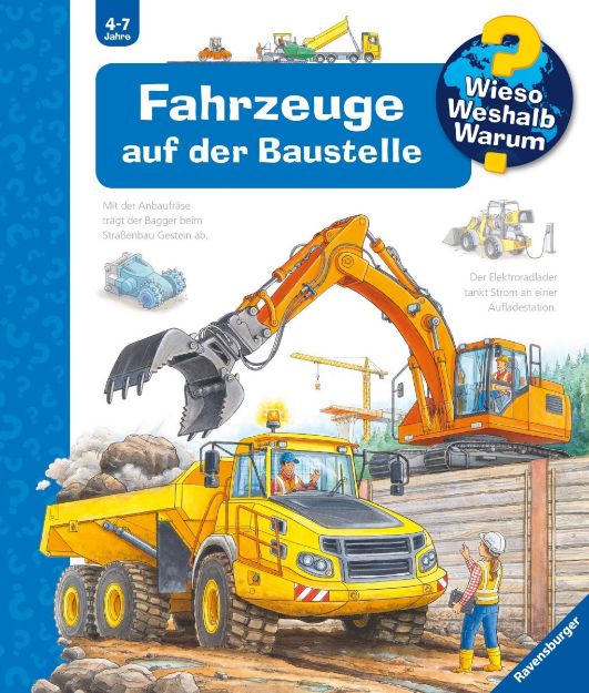 Bild von Ravensburger 32968 Wieso? Weshalb? Warum? 7 Fahrzeuge auf der Baustelle - 32968-7