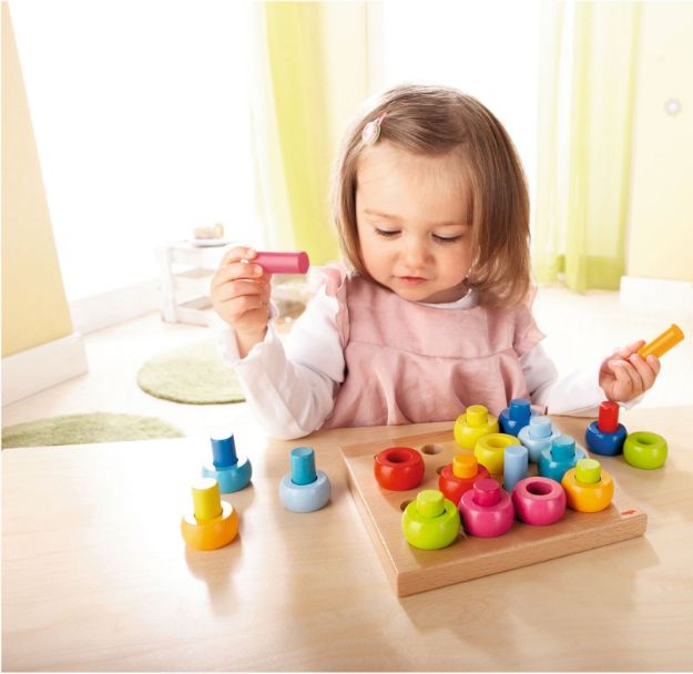 Bild von HABA Steckspiel Farbkringel 2+