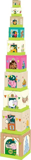 Bild von HABA Stapelwürfel Auf dem Land 12M+