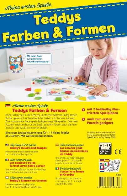 Bild von HABA Meine ersten Spiele– Teddys Farben&Formen 2+