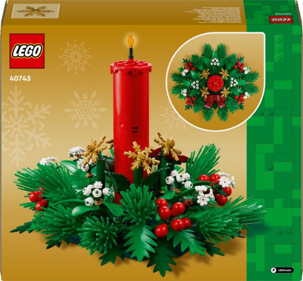 Bild von LEGO® LEL Seasons and Occasions  - 40743 Weihnachtsgesteck