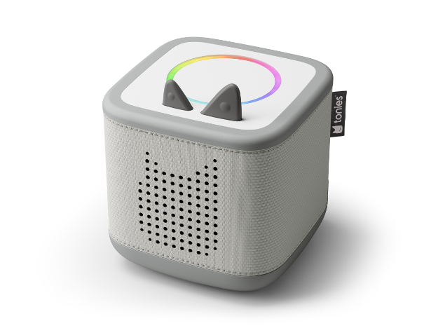 Bild von Toniebox 2 - Mondgrau - Starter Set Kreativ-Tonie Rot