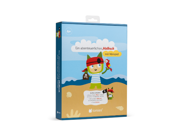 Bild von Tonies - Malbuch-Bundle - inkl. Kreativ-Tonie Pirat - 11002082