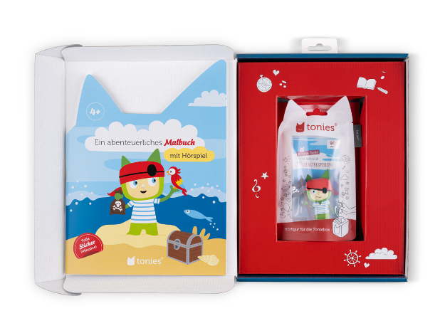 Bild von Tonies - Malbuch-Bundle - inkl. Kreativ-Tonie Pirat - 11002082