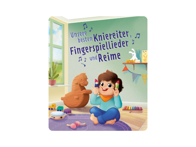 Bild von Tonies -431- Unsere besten Kniereiter, Fingerspiellieder und Reime - 11000287