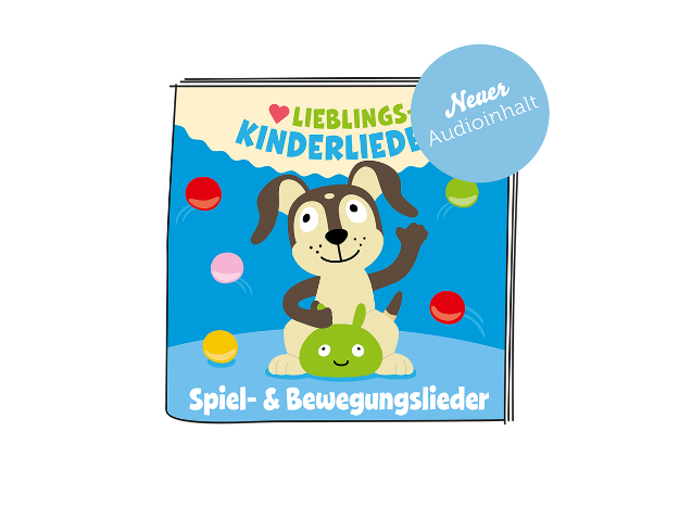 Bild von Tonies -250- Lieblings-Kinderlieder - Spiel- & Bewegungslieder (Relaunch) - 10000829