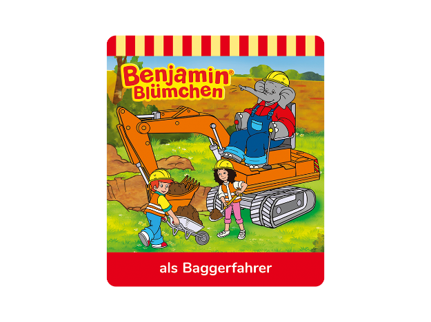 Bild von Tonies -010- Benjamin Blümchen - Benjamin als Baggerfahrer - 01-0014