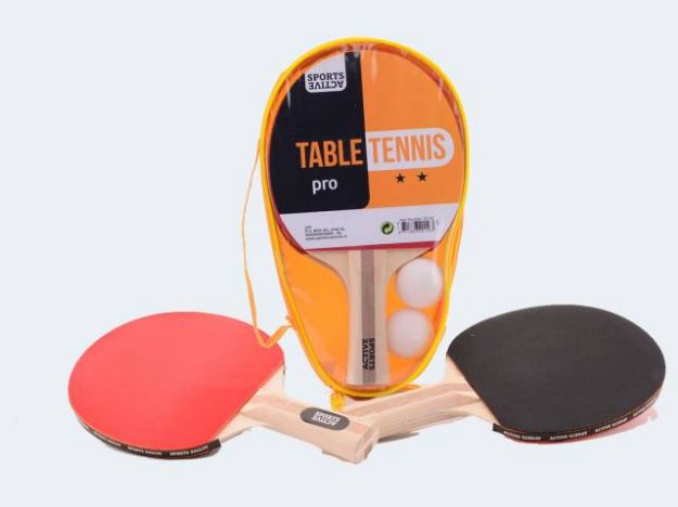 Bild von TT-Spielset 2 Schläger 2 Bälle in Tasche - 20156