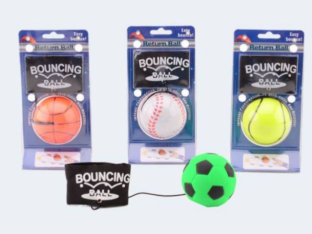 Bild von Returnball 6cm 4f sort - 29595