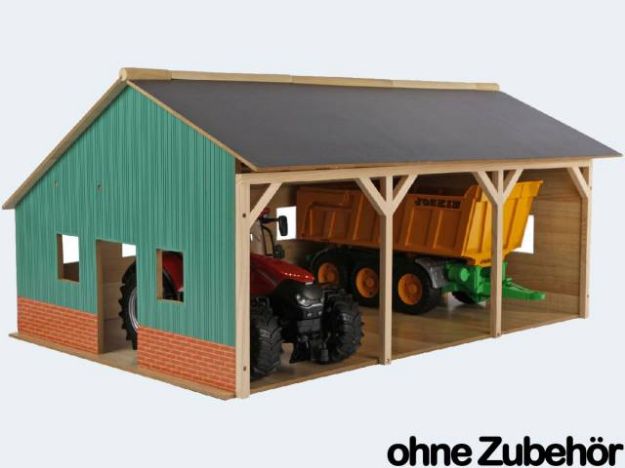 Bild von Farm Schuppen 1:16 55x77 Holzbausatz - 610340