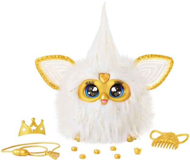 Bild von Furby Gold Glam Royalty Sparkle Fur