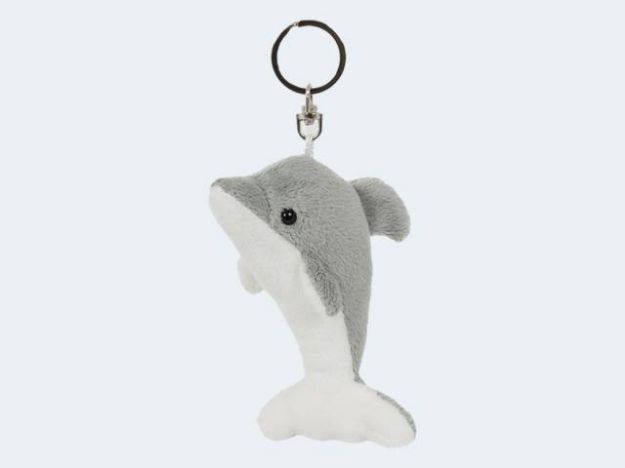 Bild von SEMO Keyrings Delfin 8cm grau - DFO-03XG01