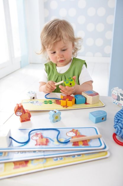 Bild von HABA Fädelspiel Auf dem Land 18M+