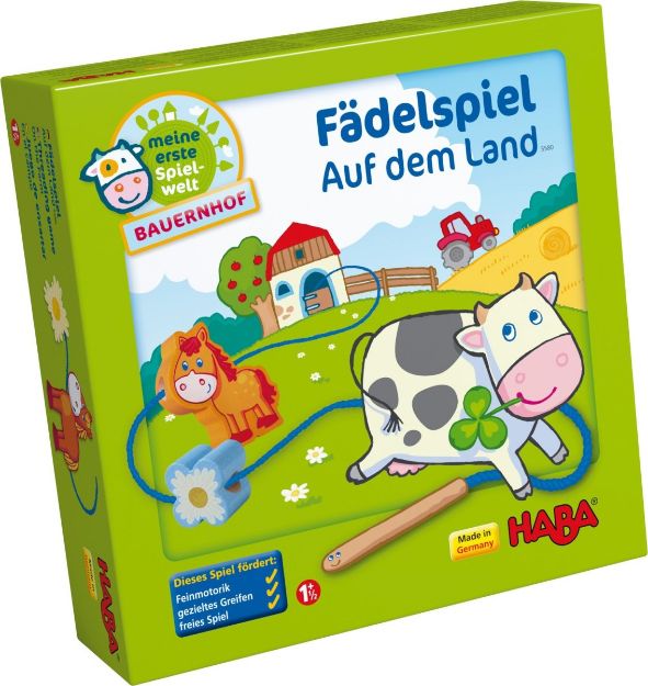 Bild von HABA Fädelspiel Auf dem Land 18M+