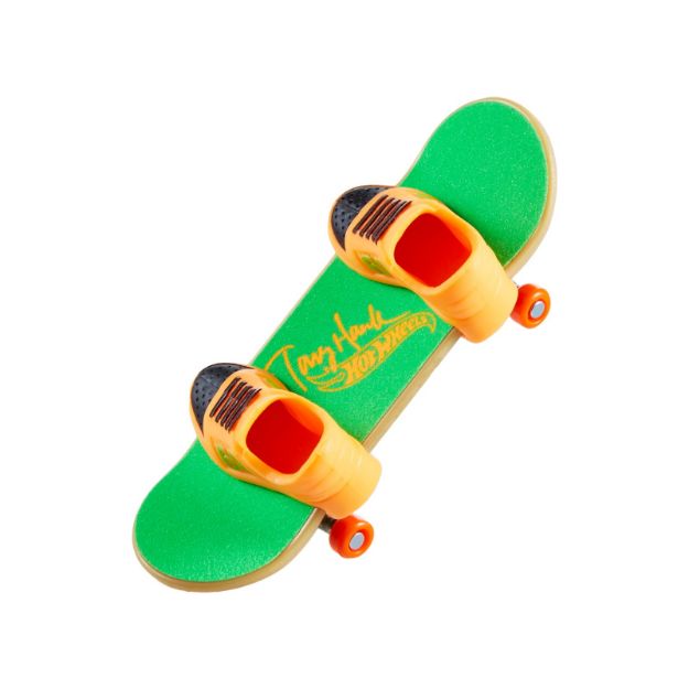 Bild von Hot Wheels Finger Skateboard + Shoe Neon sortiert