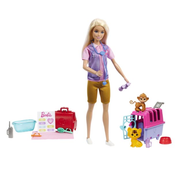 Bild von Barbie Tierrettung Spielset + Zubehör