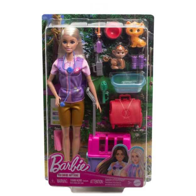 Bild von Barbie Tierrettung Spielset + Zubehör