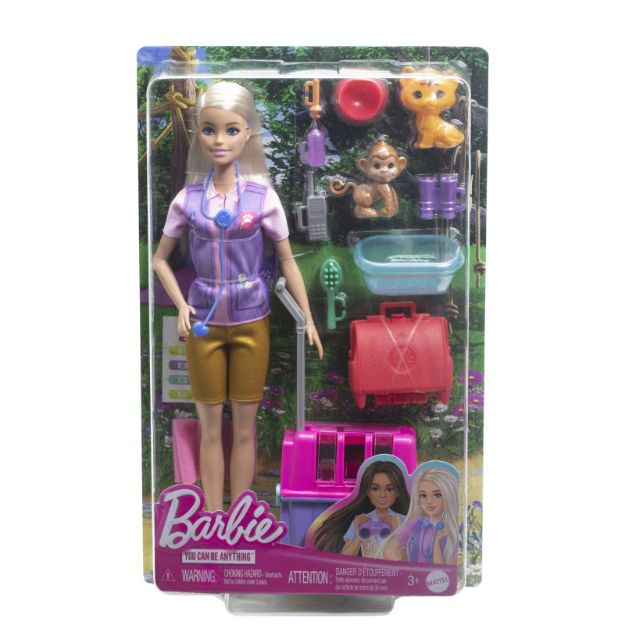 Bild von Barbie Tierrettung Spielset + Zubehör