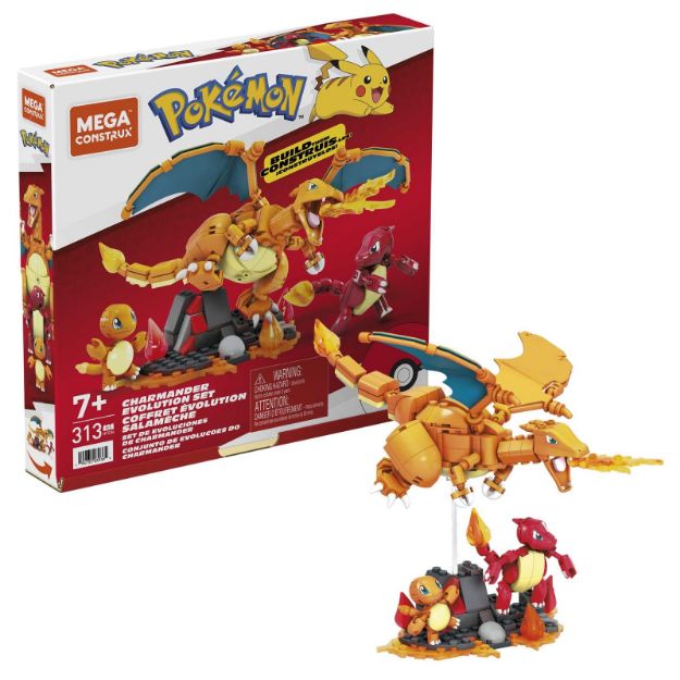 Bild von Mega  Pokémon Charmander Evolution Set - HFG06