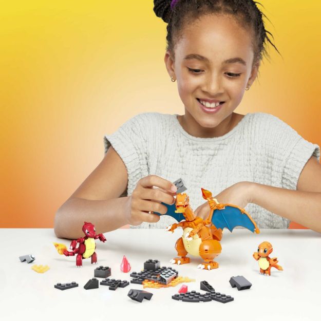Bild von Mega  Pokémon Charmander Evolution Set - HFG06