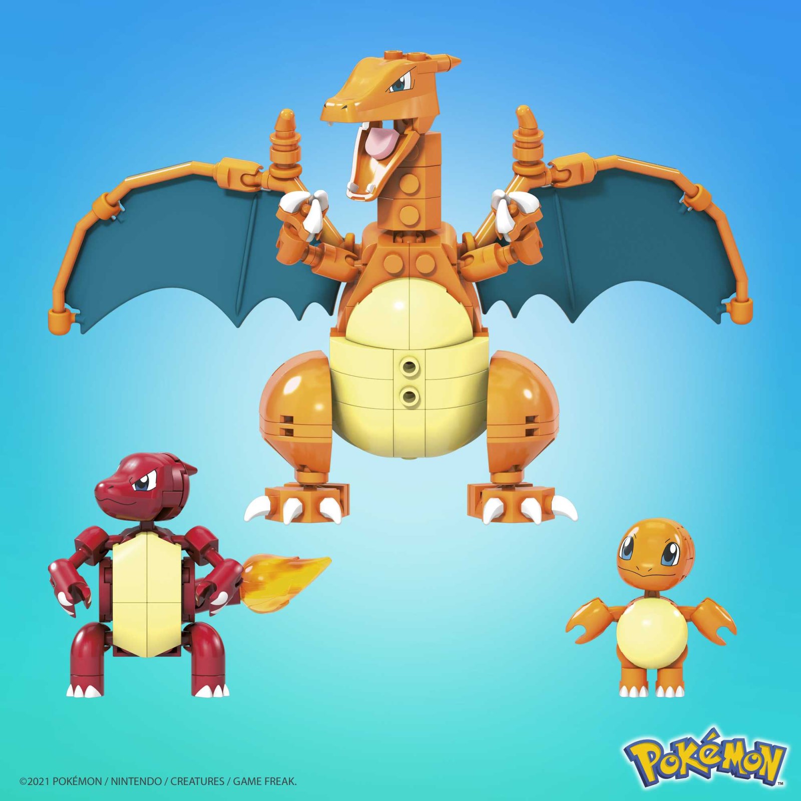 Spielzeugwelt. Mega Pokémon Charmander Evolution Set - HFG06