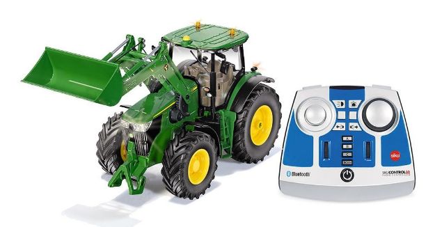 Bild von SIKU 6795 John Deere 7310 mit Frontlader und Bluetooth Fernsteuerung und App-Steuerung