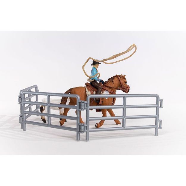 Bild von schleich® Farm World 42577 Team Roping mit Cowgirl
