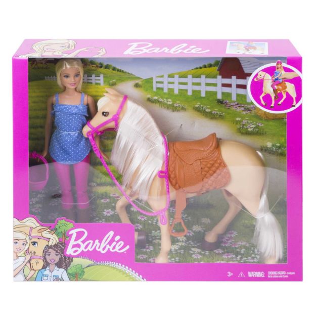Bild von Mattel FXH13 Barbie® Pferd & Puppe