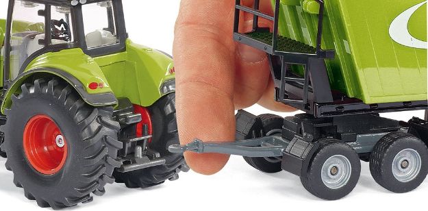 Bild von SIKU 1949 Traktor mit Frontlader, Dolly und Muldenkipper